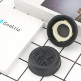 Geekria Replacement Ear Pads for Logitech Zone Wired (981-000871), Zone 750 (981-001229) ( Not Compatible with Zone Wireless ) Headphones Ear Cushions, Repair Parts (Titanium)