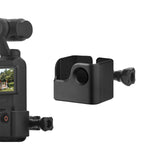 Geekria Camera Extension Adapter Compatible with DJI Osmo Pocket 3, Cold Shoe Mount Camera Extender Frame, Tripod Mount Adapter for Tripod, Bicycle, Backpack Clip, Chest Straps (Black)