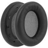 Geekria Elite Sheepskin Replacement Ear Pads for Sony WH-1000XM4 Headphones Ear Cushions, Repair Parts (Black)