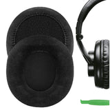 Geekria Comfort Velour Replacement Ear Pads for Shure Srh 240/ 440/ 840/ 940/ 1440/ 1540/ 1840, Hpaec 240/ 440/ 840/ 940/ 1440/ 1540 Headphones, Ear Cushions (Black)