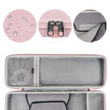 Geekria 65% Keyboard and Mouse Combo Case, Hard Shell Travel Carrying Bag for 68 Keys Mechanical Gaming Keyboard, Compatible with YUNZII AL66, RK ROYAL KLUDGE R65 (Pink)