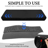 Geekria Keyboard Dust Cover, Ergonomic Keyboard Cover, Dust and Water Splash Resistant, Compatible with Logitech ERGO K860 Wireless Ergonomic Qwerty Keyboard