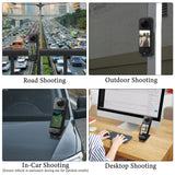 Geekria Magnetic Mount Stand Compatible with Insta360 X5, X4 Air, X4, X3 Action Camera, Desktop Stabilizer Mounts, Adjustable Handle, Suitable for Desk, Outdoor, Car Shoot (Black)