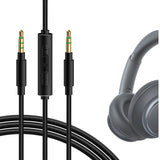 Geekria Audio Cable with Mic and Mute Control Compatible with Anker Soundcore Space One Pro, Q45, Q35, Q30, Q20, Q11i, Life 2 Neo, COWIN E7 Headphones, Replacement Stereo Cord (4 ft / 1.2 m)