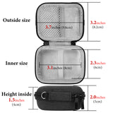 Geekria Shield Earbuds Case Compatible with JBL, HUAWEI, Monster, 1MORE, ASUS, JVC, RODE, Beyerdynamic True Wireless Earbud, Replacement Hard Shell Travel Carrying Bag with Carabiner Clip