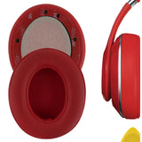 Geekria QuickFit Replacement Ear Pads for Beats Studio 2.0 (2nd Gen Bluetooth) Studio2 (B0501) Headphones Ear Cushions, Headset Earpads, Ear Cups Cover Repair Parts (Red)