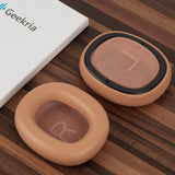 Geekria Elite Sheepskin Replacement Ear Pads for Bang & Olufsen Beoplay H100 Headphones Ear Cushions, Repair Parts (Sunset Apricot)