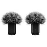 Geekria for Creators Furry Windscreen for Lark A1, Compatible with Hollyland Lark A1 Wireless Mic, Mic DeadCat Wind Cover Muff, Fluff Cover Windshield, Wind Noise Reduction (Grey / 2 Pack)