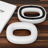 Geekria QuickFit Replacement Ear Pads Compatible with Bowers & Wilkins Px8, Px7 S2 ( Do Not Fit Px7, Px7S2e) Headphones, Ear Cushions (White)
