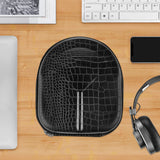 Geekria Shield Headphones Case for Lay Flat On-Ear Headphones, Replacement Hard Shell Travel Carrying Bag with Cable Storage, Compatible with Soundcore Q45, B&O H95 Headsets (Black)