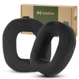 Geekria Comfort Velour Replacement Ear Pads for Astro A50 Gen 4, 1 Pair Ear Cushions Repair Parts (Black)