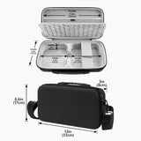 Geekria Mini PC Hard Shell Travel Case, Compatible with GMKtec K11/K8 Plus/M7/M6 Ultra/K6/M5 Plus/M5 Ultra/M3 Ultra/ M3, Beelink Ser5 MAX/SER5 PRO/SER3/EQR6/S13 Pro/S12(Dark Gray)