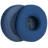 Geekria Comfort Mesh Fabric Replacement Ear Pads for JBL JR300, JR300BT, T450BT, T500BT, Tune 500, Tune 500BT, Tune 510BT, Tune 520BT Headphones, Ear Cushions (Blue)