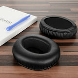Geekria QuickFit Replacement Ear Pads for Sennheiser Momentum Over-Ear Headphones Ear Cushions, Headset Earpads, Ear Cups Cover Repair Parts (Black)