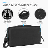 Geekria Hard Shell Travel Case Compatible with Osee GoStream Deck/GoStream Deck Pro/GoStream Duet, Audio Video Mixer Switcher Carrying Bag (Dark Gray)