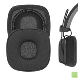 Geekria Comfort Mesh Fabric Replacement Ear Pads for Marshall Major V (1006832) Headphones Ear Cushions, Repair Parts (Black)