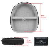 Geekria Shield Case Compatible with JBL Tune 770NC, Tune 760NC, Tune 750BTNC, Tune 710BT Headphones, Replacement Protective Hard Shell Travel Carrying Bag with Cable Storage (Shell Shape Black)