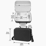 Geekria Hard Shell Travel Case Compatible with ONOAYO ONO3Pro, Lisowod L61Pro, Outdoor 4K Projector Carrying Bag (Dark Grey)