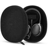 Geekria Elite Charging Headphones Case Compatible with Soundcore Q45, B&O Beoplay H100, SteelSeries Arctis Nova Pro, Replacement Hard Shell Travel Carrying Bag (Black) Without Power Bank