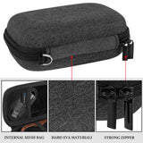 Geekria Hard Travel Case, Travel Storage Carrying Case Compatible with IK Multimedia iRig 2/iRig HD 2 Digital Guitar Audio Interface Adaptor (Grey)