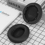 Geekria Comfort Mesh Fabric Replacement Ear Pads for Anker Soundcore Life Q30, Life Q35 Headphones Ear Cushions, Repair Parts (Black)