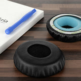 Geekria QuickFit Replacement Ear Pads for SONY MDR-XB400 Headphones Ear Cushions, Headset Earpads, Ear Cups Cover Repair Parts (Black)