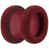 Geekria QuickFit Replacement Ear Pads Compatible with Microsoft Xbox Wireless, Xbox Stereo, Stereo 20th Anniversary Special Edition Headphones Ear Cushions (Dark red)