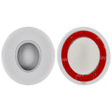 Geekria QuickFit Replacement Ear Pads for Beats Solo3 (A1796), Solo 3.0 Wireless On-Ear Headphones Ear Cushions, Headset Earpads, Ear Cups Cover Repair Parts (Matte Silver)