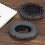 Geekria QuickFit Replacement Ear Pads for JBL Quantum 100 Headphones Ear Cushions, Repair Parts (Dark Grey)