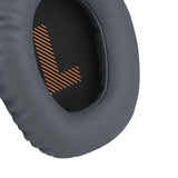 Geekria QuickFit Replacement Ear Pads for JBL Quantum 100 Headphones Ear Cushions, Repair Parts (Dark Grey)