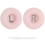 Geekria Comfort Mesh Fabric Replacement Ear Pads for JBL JR300, JR300BT, T450BT, T500BT, Tune 500, Tune 500BT, Tune 510BT, Tune 520BT Headphones, Ear Cushions (Pink)